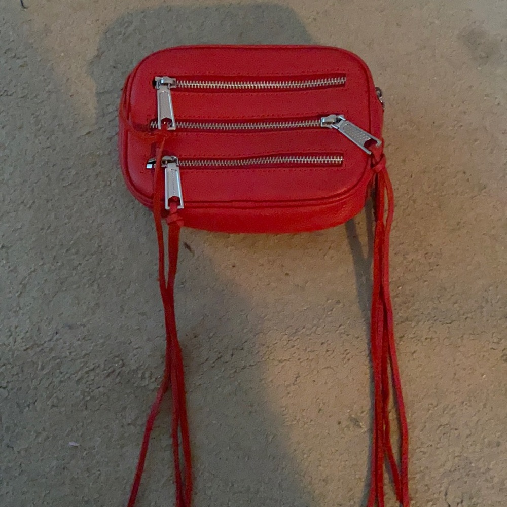 Rebecca Minkoff Red leather crossbody bag!!